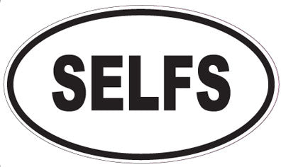 SELFS - Oval Sticker
