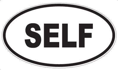 SELF - Oval Magnet