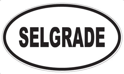 SELGRADE - Oval Sticker