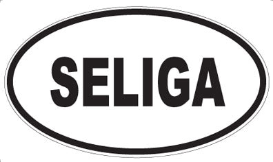SELIGA - Oval Sticker