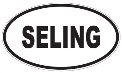 SELING - Oval Sticker
