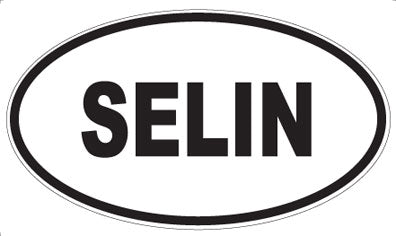 SELIN - Oval Magnet