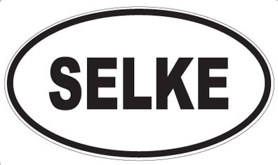 SELKE - Oval Sticker