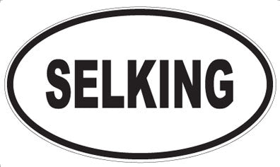 SELKING - Oval Sticker