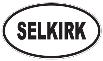 SELKIRK - Oval Sticker