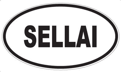 SELLAI - Oval Sticker
