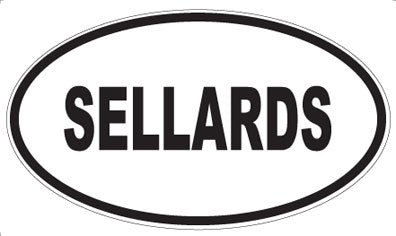 SELLARDS - Oval Sticker