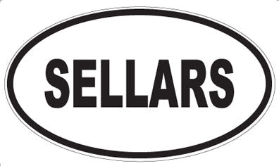 SELLARS - Oval Magnet