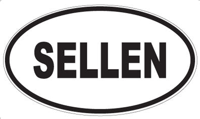 SELLEN - Oval Sticker