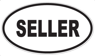 SELLER - Oval Magnet