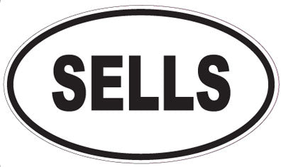 SELLS - Oval Magnet