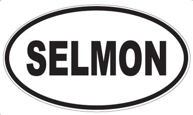 SELMON - Oval Sticker