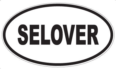 SELOVER - Oval Sticker