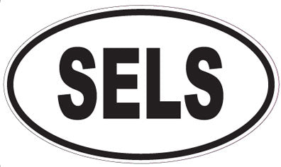 SELS - Oval Sticker