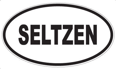 SELTZEN - Oval Magnet