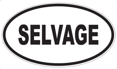 SELVAGE - Oval Sticker