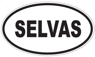 SELVAS - Oval Sticker