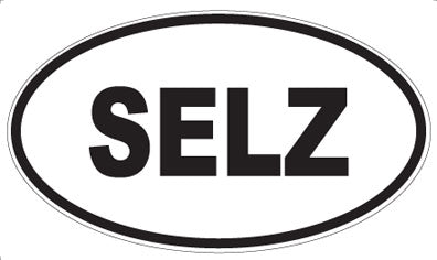 SELZ - Oval Sticker