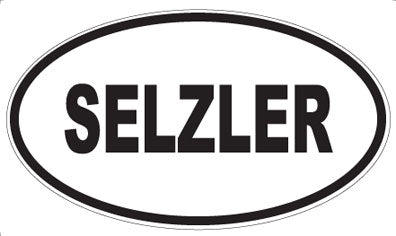 SELZLER - Oval Sticker