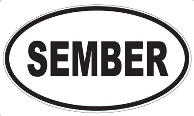 SEMBER - Oval Magnet