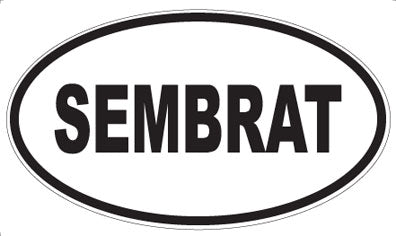 SEMBRAT - Oval Magnet