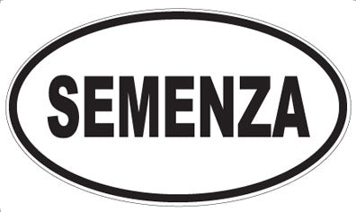 SEMENZA - Oval Magnet
