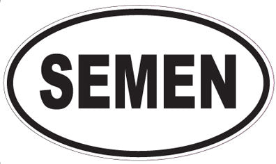 SEMEN - Oval Magnet