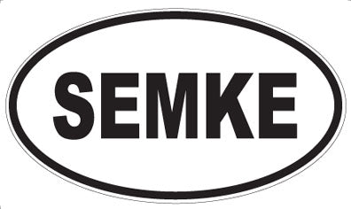 SEMKE - Oval Magnet
