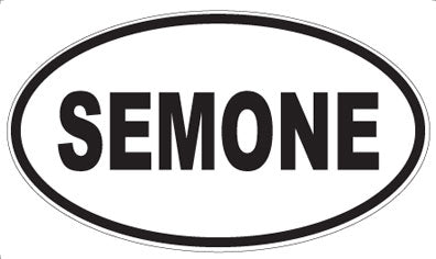 SEMONE - Oval Magnet