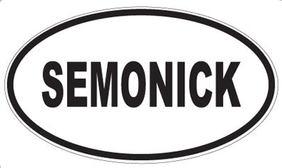 SEMONICK - Oval Magnet
