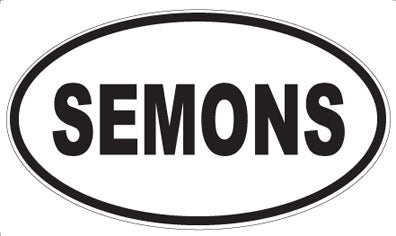 SEMONS - Oval Magnet