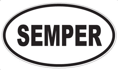 SEMPER - Oval Magnet