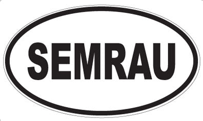 SEMRAU - Oval Magnet