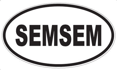 SEMSEM - Oval Magnet