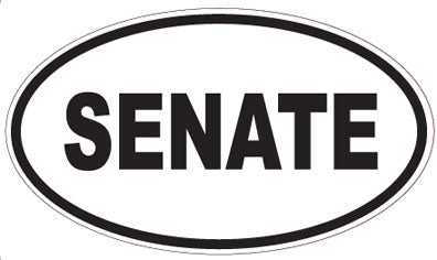 SENATE - Oval Sticker