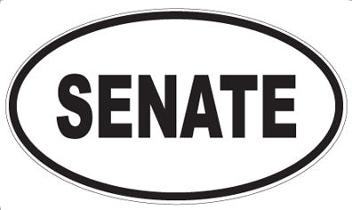 SENATE - Oval Magnet