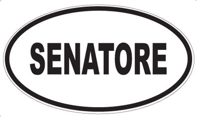 SENATORE - Oval Magnet