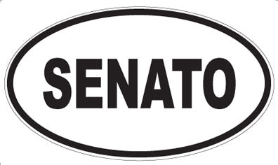 SENATO - Oval Magnet