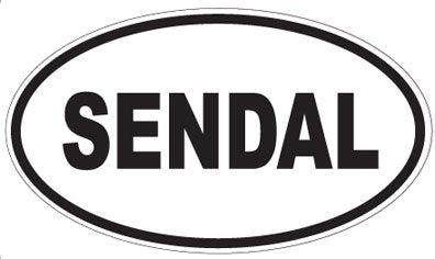 SENDAL - Oval Sticker
