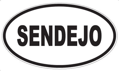 SENDEJO - Oval Magnet