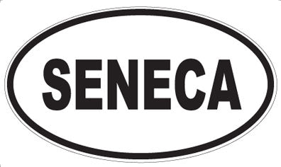 SENECA - Oval Sticker
