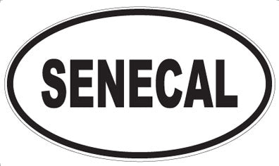 SENECAL - Oval Sticker