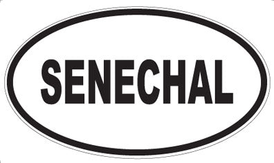 SENECHAL - Oval Magnet