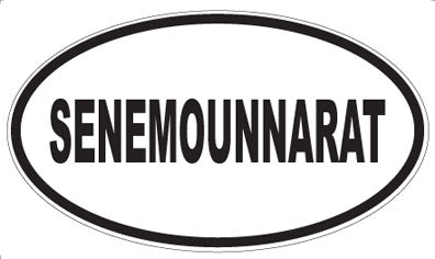 SENEMOUNNARAT - Oval Magnet