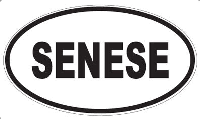SENESE - Oval Magnet