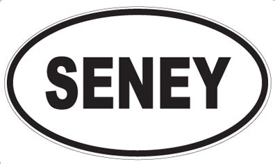 SENEY - Oval Sticker