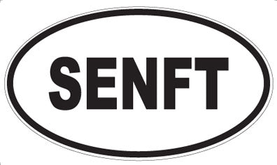 SENFT - Oval Sticker