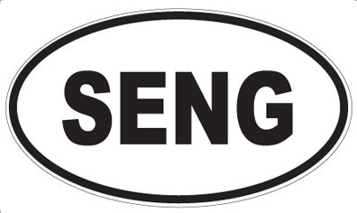 SENG - Oval Sticker
