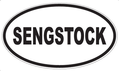 SENGSTOCK - Oval Magnet