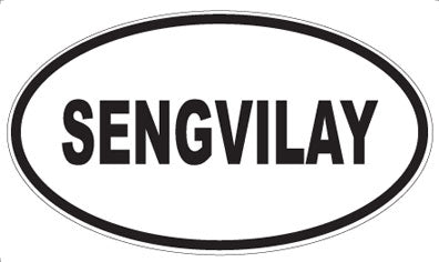 SENGVILAY - Oval Sticker